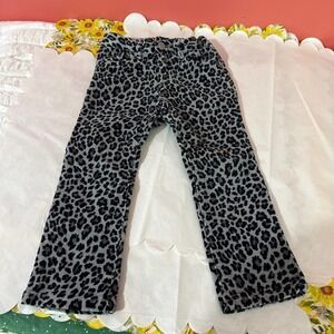 Carter's Gray and Black Leopard Print Girls' Jeans